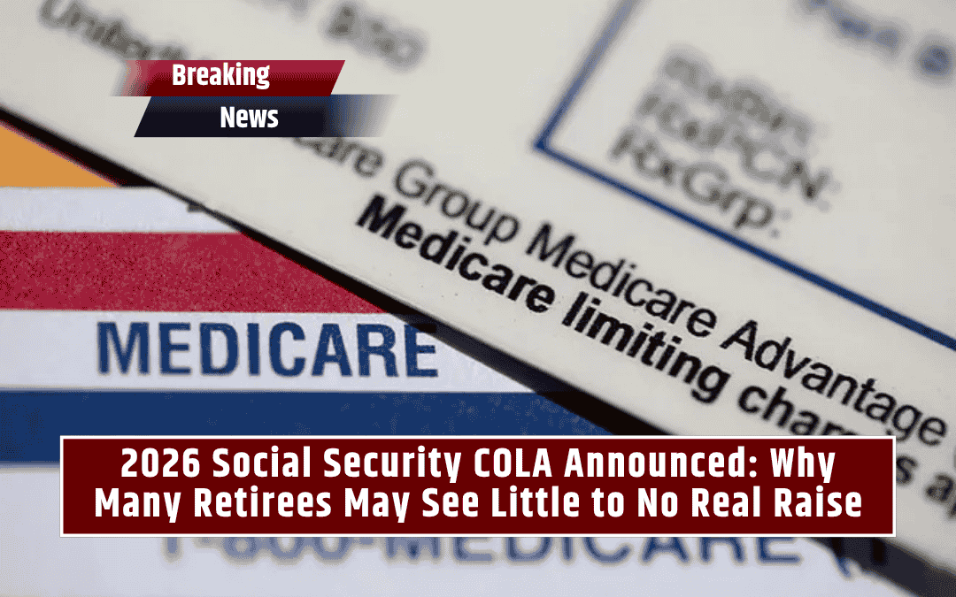 2026 Social Security COLA Announced: Why Many Retirees May See Little to No Real Raise