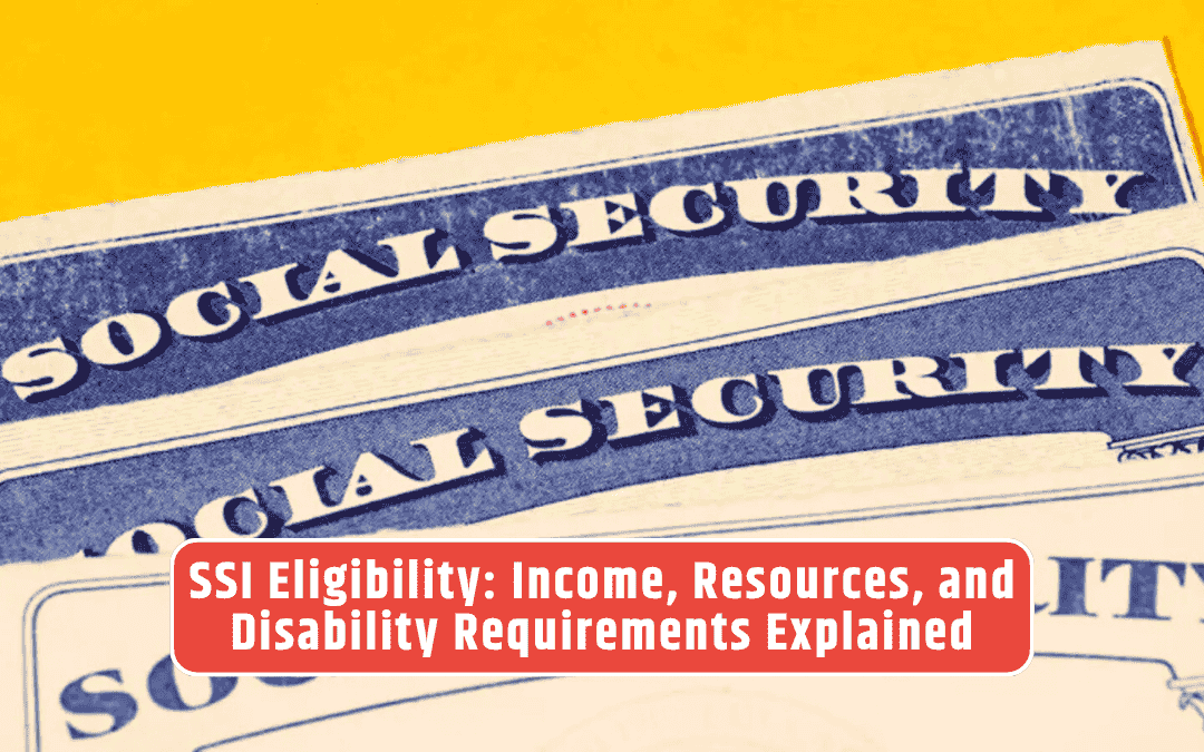 SSI Eligibility: Income, Resources, and Disability Requirements Explained